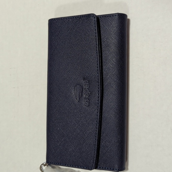 Roffe Accessories U.S. Open Women's Man Made Navy Wallet - New - Picture 2 of 8